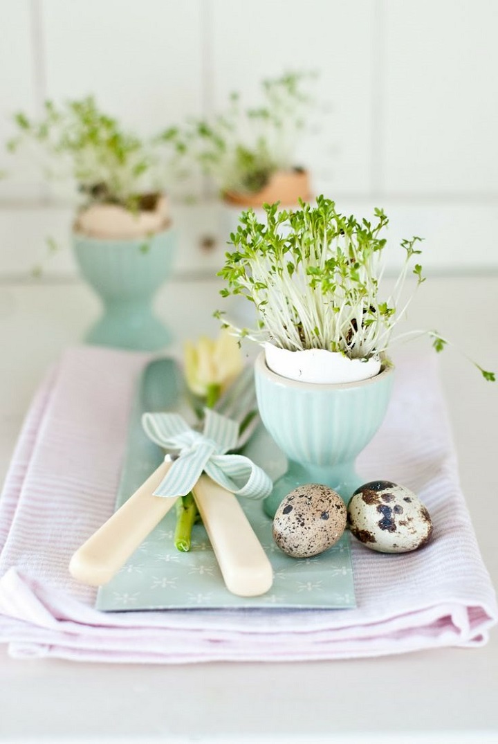 Decoração de Páscoa: Mesas