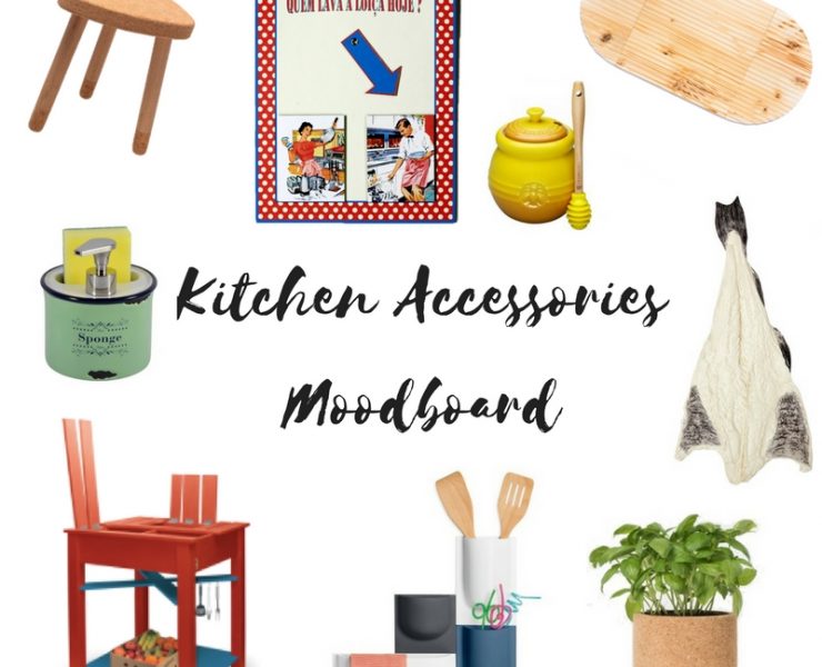 Moodboard: Kitchen Accessories, trazer a cor para a cozinha!