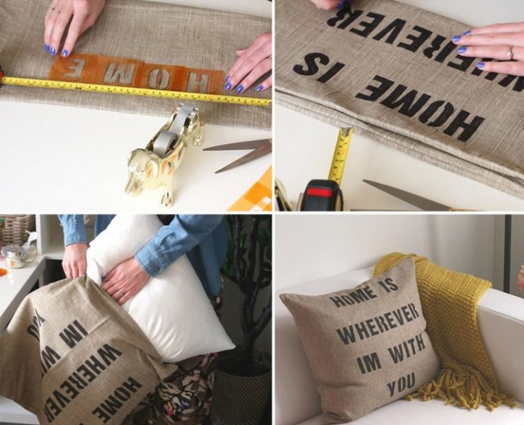 Ideias com ‘h’ #3: Quote Pillow