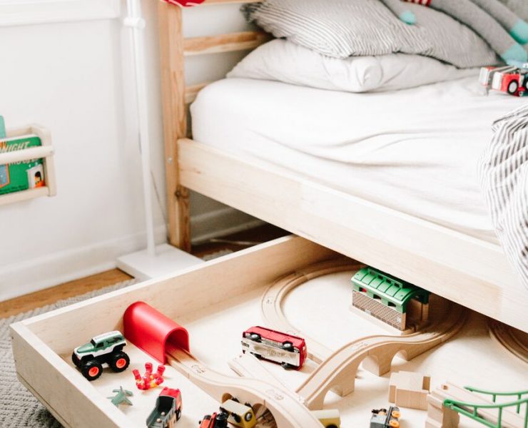 DICAS: 5 formas de aproveitar o espaço debaixo da cama dos miúdos
