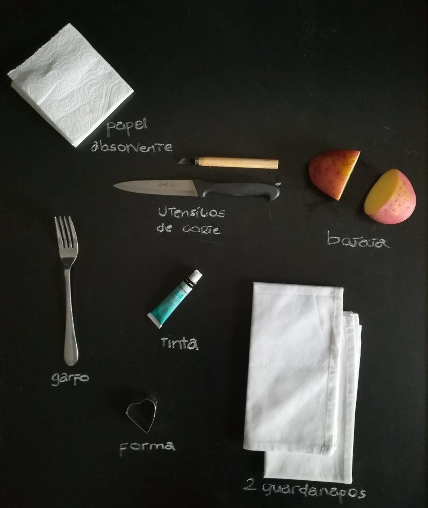 Do Pinterest para a H’OFICINA: estampagem com carimbo de batata